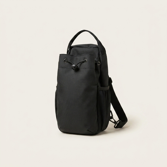 The Stash — magnetic gym pouch, studio product photo